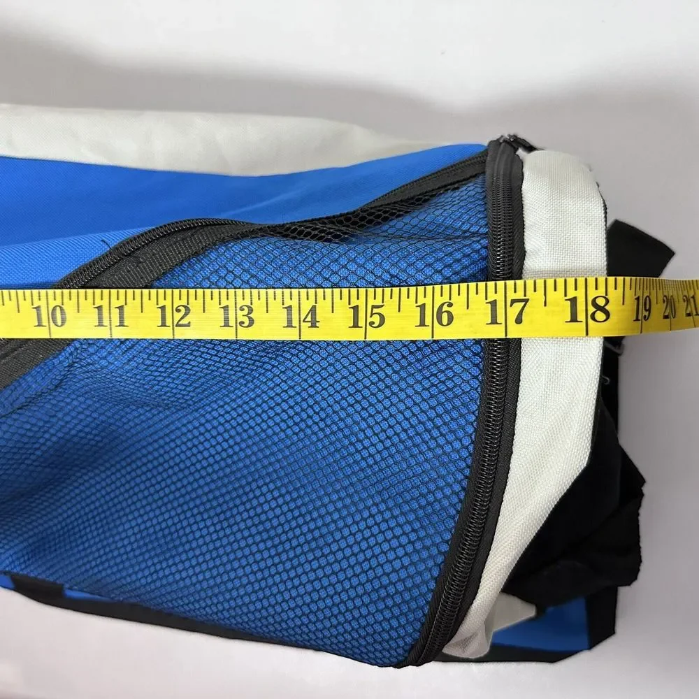 Walt Disney World Duffel Bag Large Blue White Black Souvenir Gym Travel Carry On